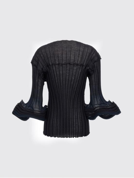 25FW 이세이 미야케 탑 IM48KN285 17 Blue - ISSEY MIYAKE