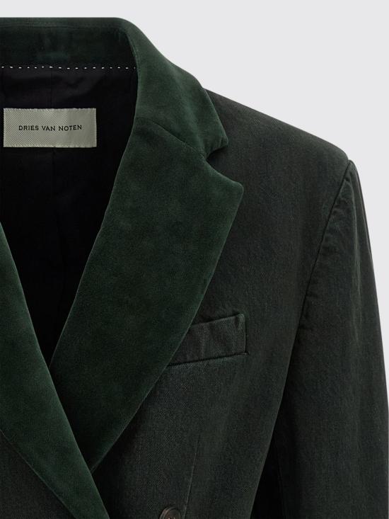 25FW 드리스 반 노튼 자켓 0104372397 508 Green - DRIES VAN NOTEN