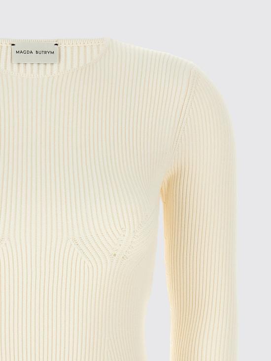 25FW 마그다뷰트림 스웨터 307724 CREAM White - MAGDA BUTRYM