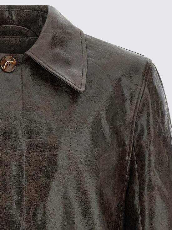 25FW 세퍼 가죽 자켓 MFW25KEANE COATEDDARKTECH Brown - SEFR