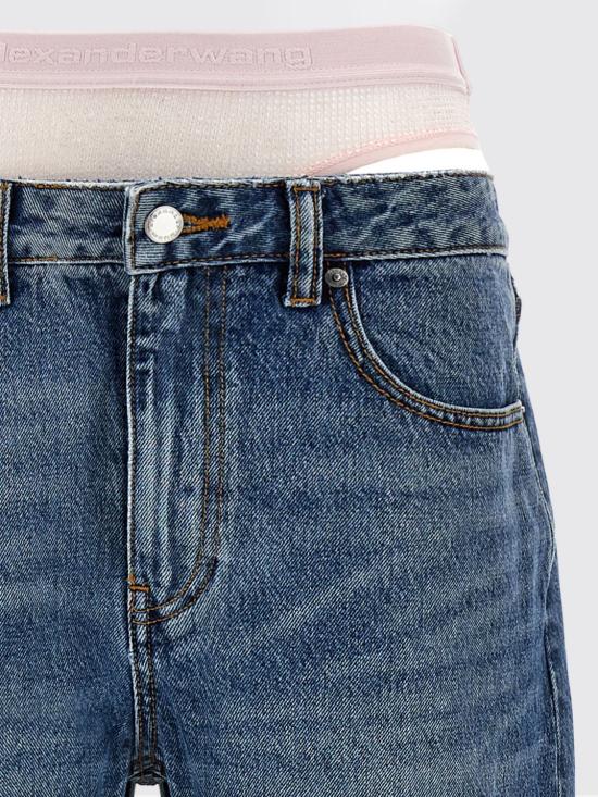 25FW 데님 X 알렉산더 왕 데님 팬츠 4DC4244440 473 Blue - DENIM X ALEXANDER WANG