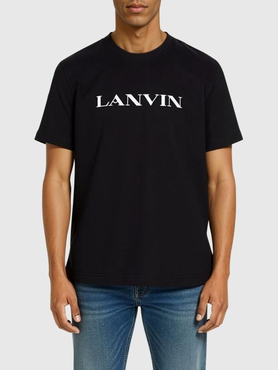 25FW 랑방 반팔 티셔츠 RMTS0012J300H25 10 Black