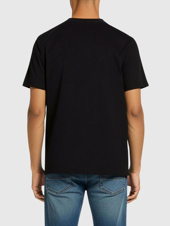 25FW 랑방 반팔 티셔츠 RMTS0012J300H25 10 Black - LANVIN