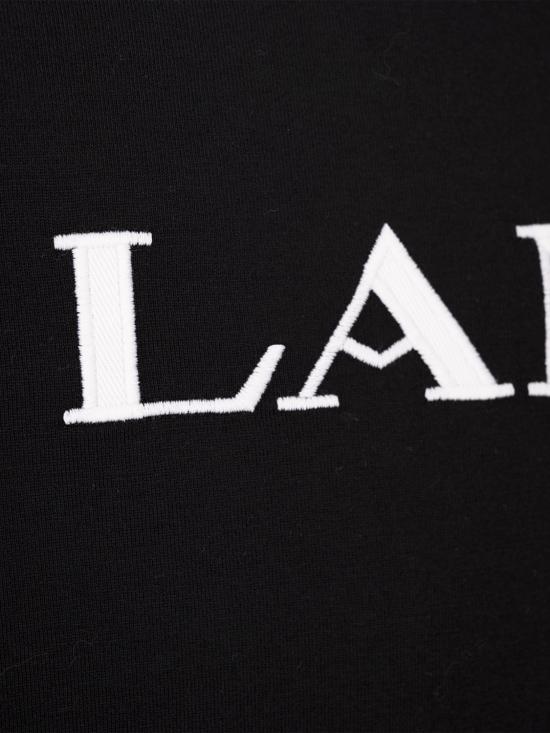 25FW 랑방 반팔 티셔츠 RMTS0012J300H25 10 Black - LANVIN