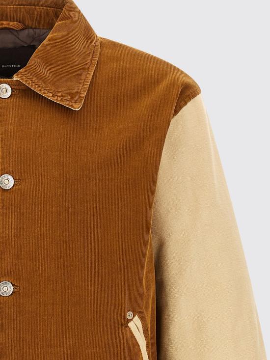 25FW 웨일즈보너 봄버 자켓 MA25JA09CO04 801 Brown - WALES BONNER