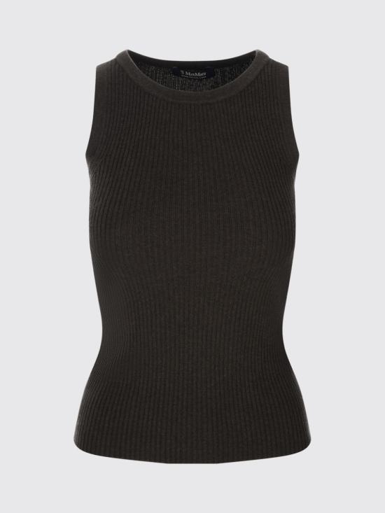 25FW 막스마라 민소매 티셔츠 2529366063600 008 Black