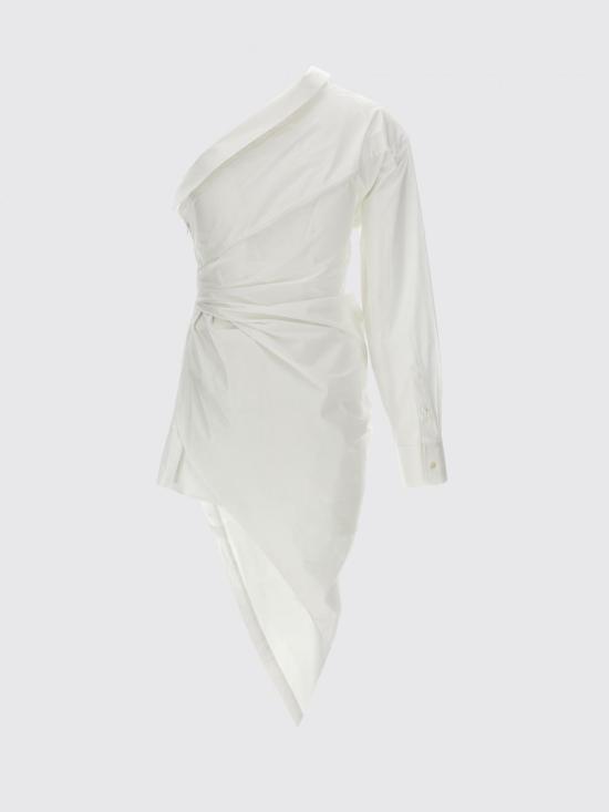 25FW 알렉산더 왕 롱 원피스 1WC4246704 100 White - ALEXANDER WANG
