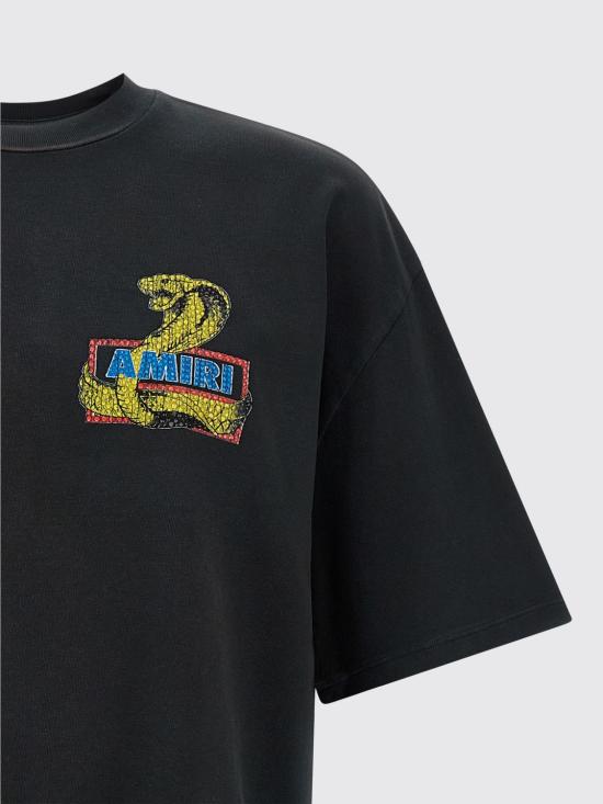25FW 아미리 반팔 티셔츠 AMJYTE1223 Black - AMIRI