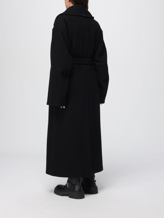 25FW 스포트막스 ZEBRA 체브라 오버사이즈 코트 2522016022600 004 Black - SPORTMAX