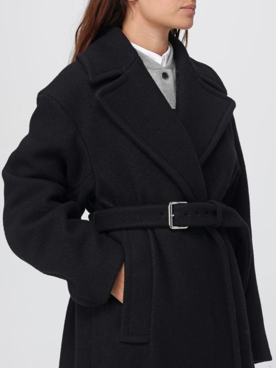 25FW 스포트막스 ZEBRA 체브라 오버사이즈 코트 2522016022600 004 Black - SPORTMAX