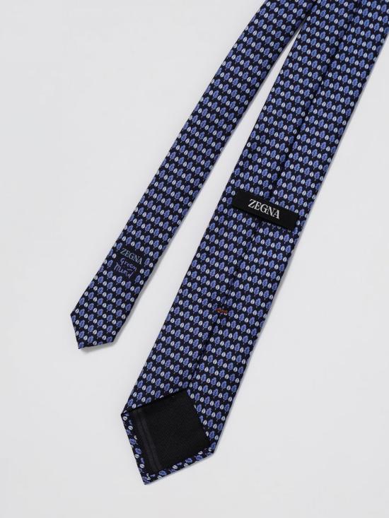 25FW 에르메네질도제냐 넥타이 1P8Z2W07TA2 418 Navy - ERMENEGILDO ZEGNA