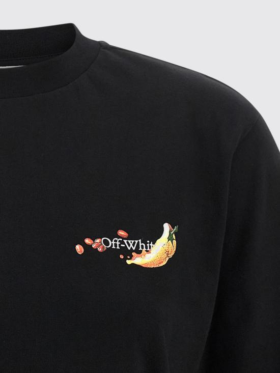 25FW 오프화이트 반팔 티셔츠 OWAA124F25JER003 1001 Black - OFF WHITE