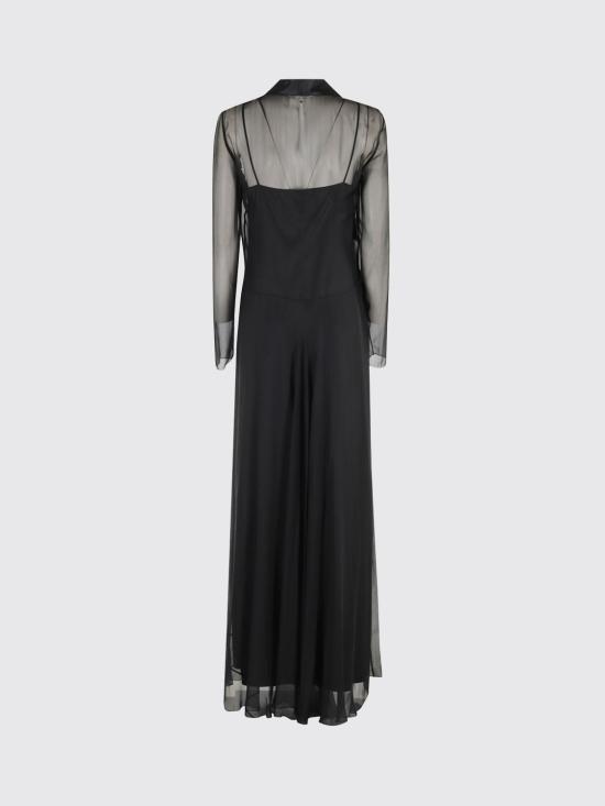 25FW 알베르타 페레티 롱 원피스 04145115 0555 Black - ALBERTA FERRETTI