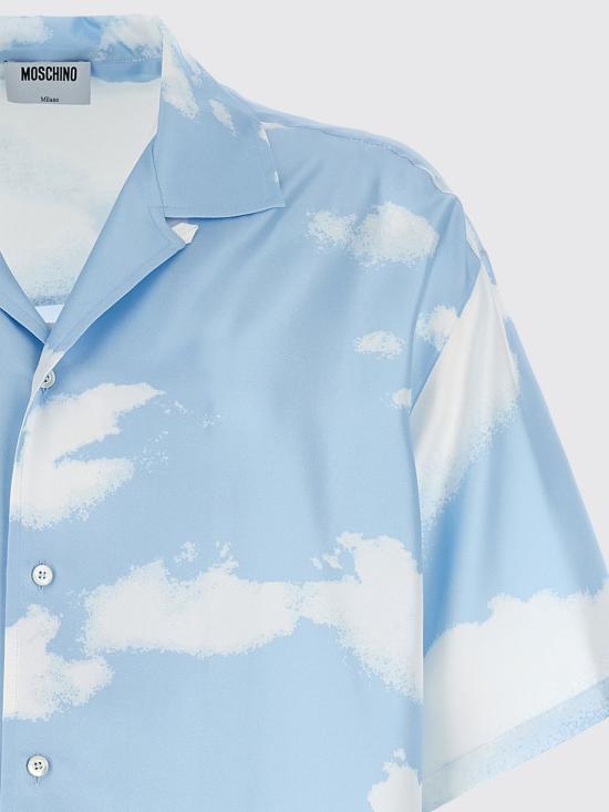 25FW 모스키노 반팔 셔츠 02385251 1293 Multicolor - MOSCHINO