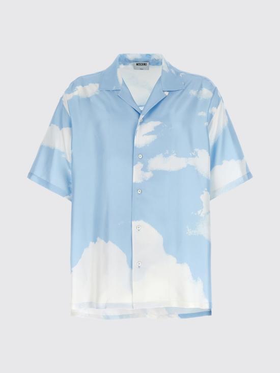 25FW 모스키노 반팔 셔츠 02385251 1293 Multicolor