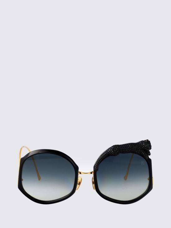 25FW 안나 카린 클라슨 선글라스 ROSE ET LE R VE SUN Gold Black - ANNA KARIN KARLSSON