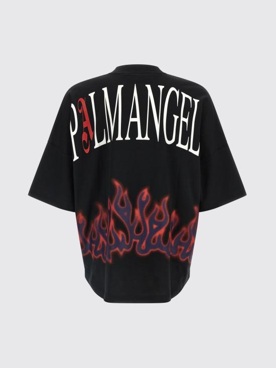 25FW 팜앤젤스 반팔 티셔츠 PMAA10BF25JER0031084 1084 Black - PALM ANGELS