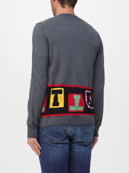 25FW 꼼데가르송 크루넥 스웨터 FPN001W25 3 Grey - COMME DES GARCONS