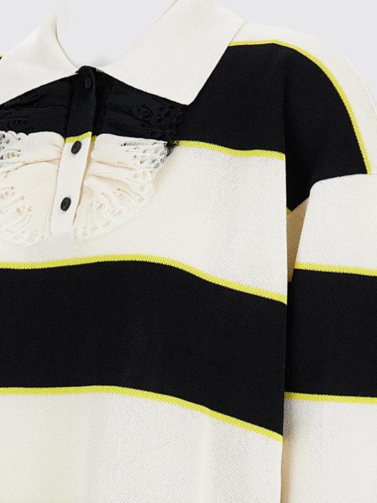 25FW 알렉산더 맥퀸 폴로 티셔츠 839848Q1BEQ 1378 Black - ALEXANDER MCQUEEN