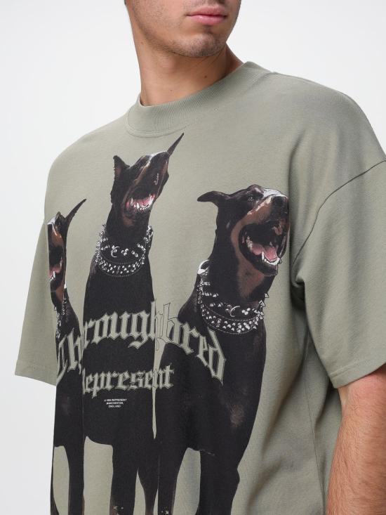 25FW 리프레젠트 반팔 티셔츠 MLM41135 KHAKI Kaki - REPRESENT