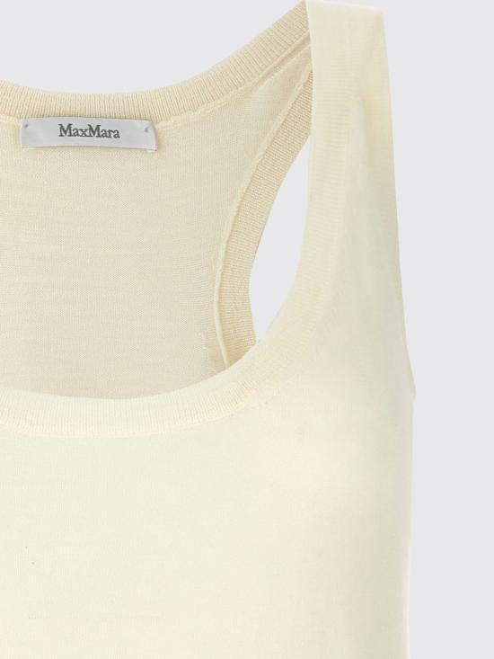 25FW 막스마라 민소매 티셔츠 1361194106002 001 White - MAX MARA