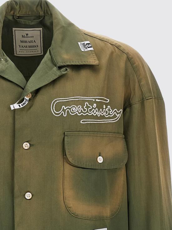 25FW 메종 미하라 야스히로 셔츠 J15SH183 KHAKI Green - MAISON MIHARA YASUHIRO