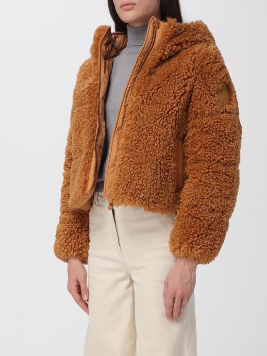 25FW 세이브더덕 코트 D32369WCURL21 40043 Camel - SAVE THE DUCK