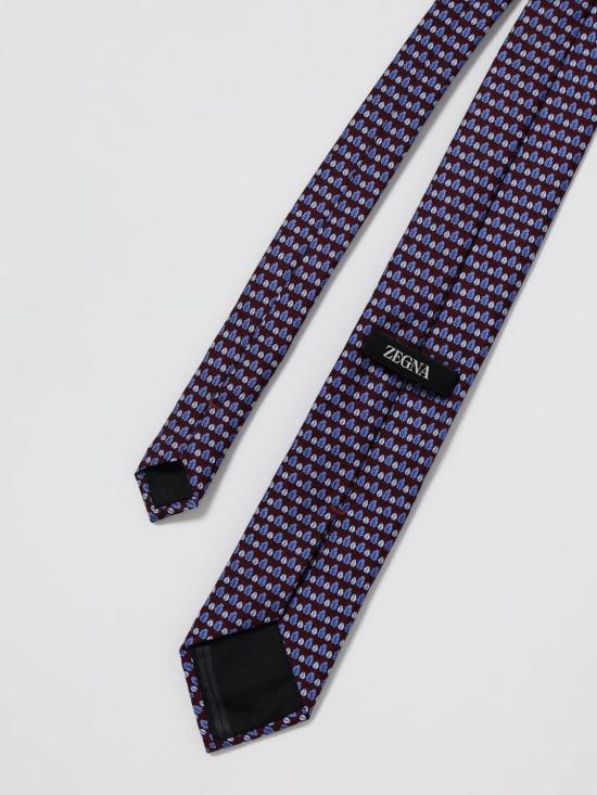 25FW 에르메네질도제냐 넥타이 1P8Z2W07TA2 608 Burgundy - ERMENEGILDO ZEGNA