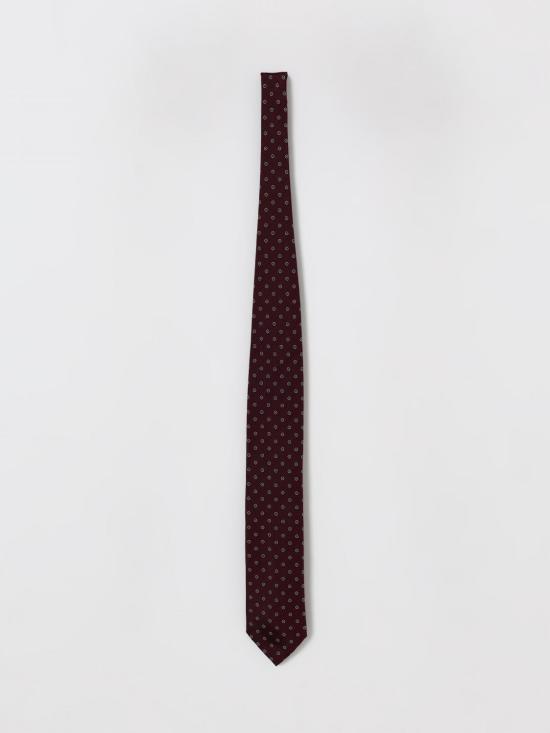 25FW 에르메네질도제냐 넥타이 1P8Z2D03TA2 608 Burgundy