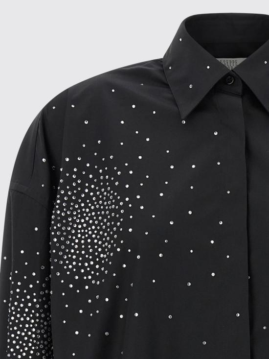 25FW 쥬세페 디 모라비토 셔츠 05FWED168C05425 99 Black - GIUSEPPE DI MORABITO