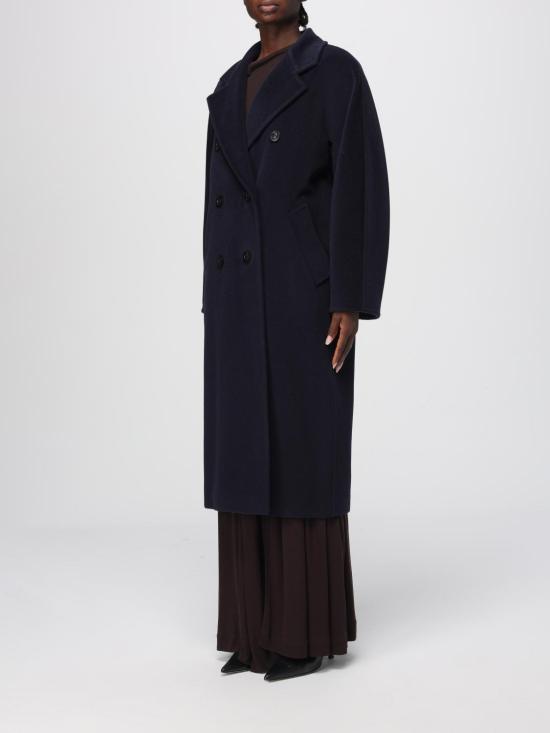 25FW 막스마라 마담 코트 2421018011600 005 Navy - MAX MARA