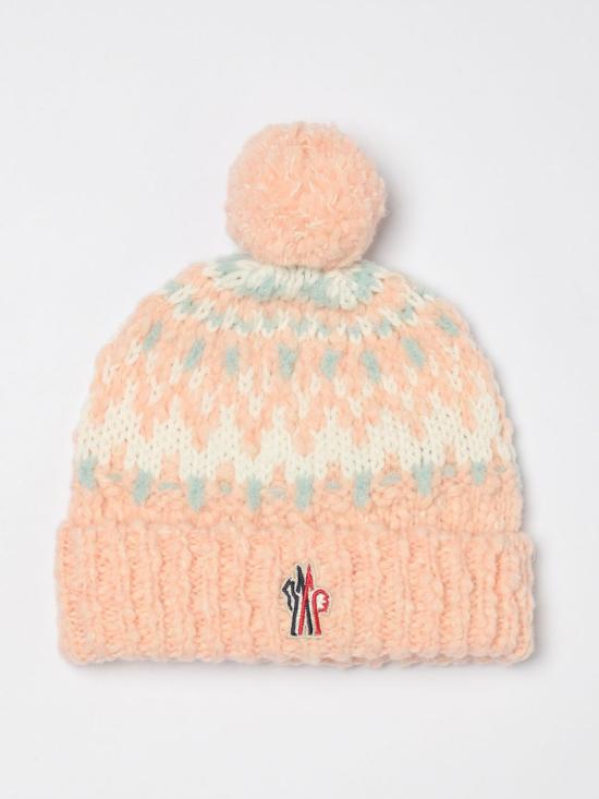 25FW [키즈] 몽클레어 모자 3B00003M8415 F50 Pink