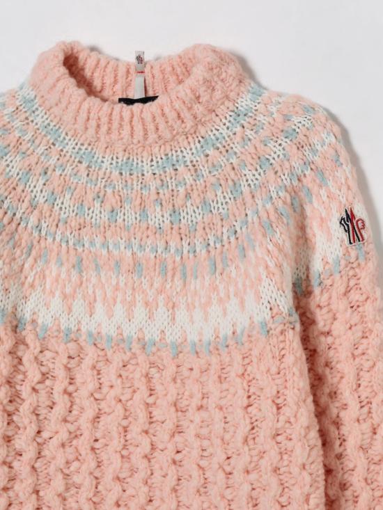 25FW [키즈] 몽클레어 풀오버 9C00001M8415 F50 Pink - MONCLER