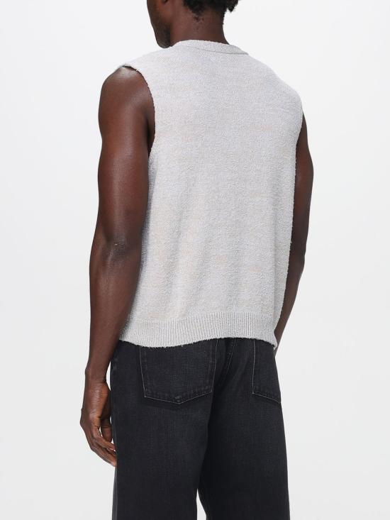 25FW 마르지엘라 라이트 부클 니트 베스트 S50FB0115M13152 003F Beige - MAISON MARGIELA