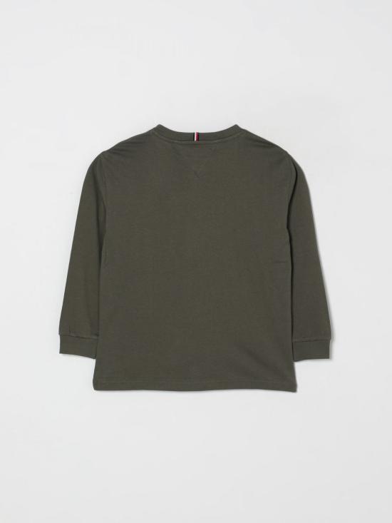25FW [키즈] 타미힐피거 티셔츠 KB0KB09846 MRH Green - TOMMY HILFIGER