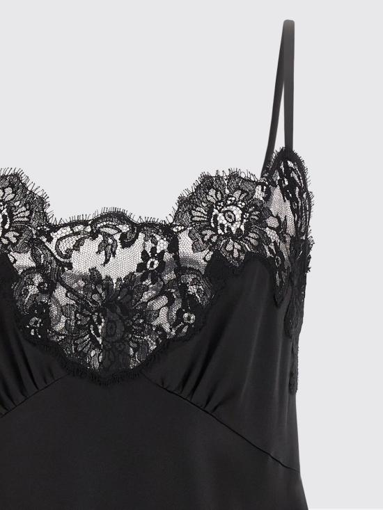 25FW 돌체앤가바나 롱 원피스 F60FFTFURAG N0000 Black - DOLCE & GABBANA