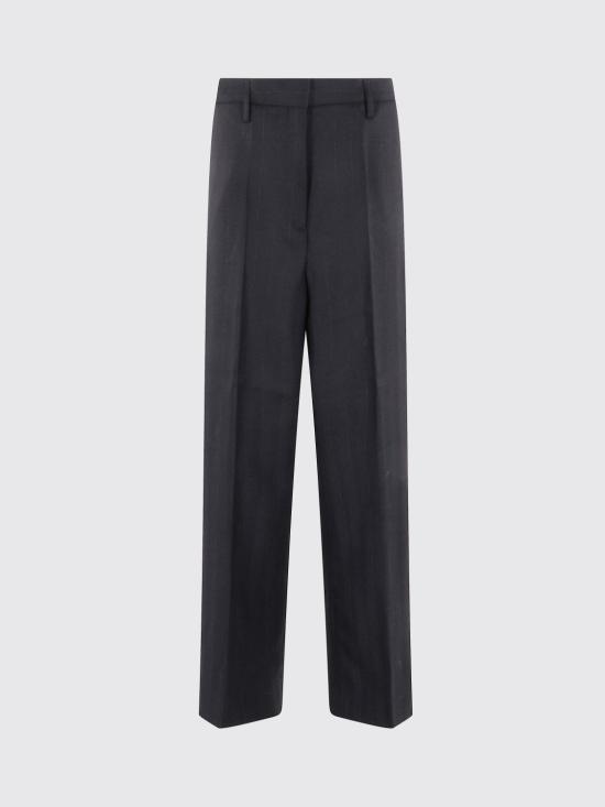 25FW 비르기테 허스카인드 스트레이트 팬츠 5748244 BLACK PINSTRIPE Black