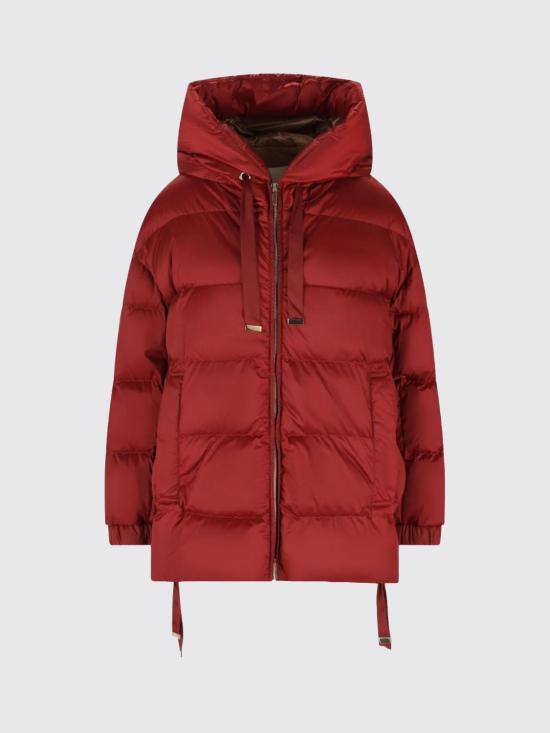 25FW 막스마라 더 큐브 펠리체 후드 패딩 자켓 2529486155600 002 Red