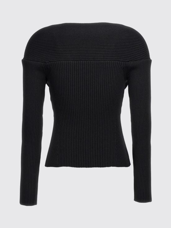 25FW 마그다뷰트림 긴팔 티셔츠 325924 Black - MAGDA BUTRYM