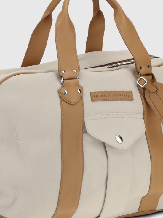 25FW 브루넬로 쿠치넬리 더플백 MBATBU394 COK17 Ice - BRUNELLO CUCINELLI
