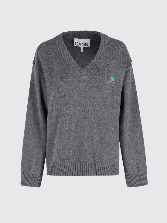 25FW 가니 스웨터 K2589 220 Grey