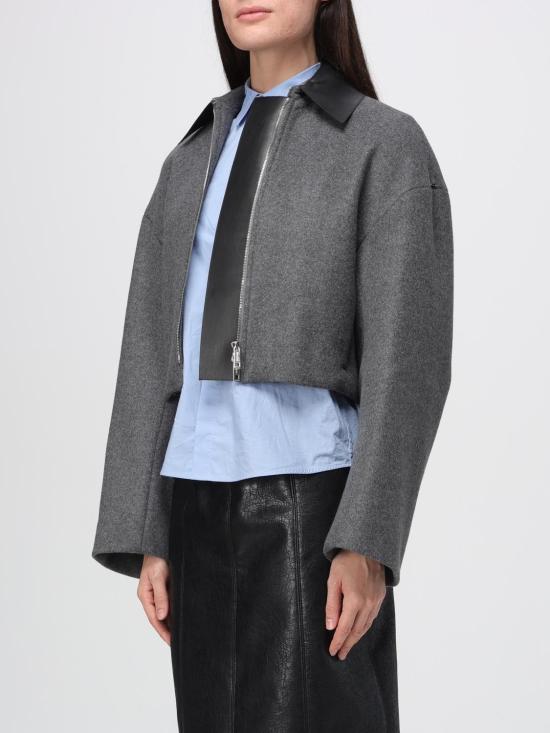 25FW 스포트막스 자켓 2522086022600 001 Charcoal - SPORTMAX