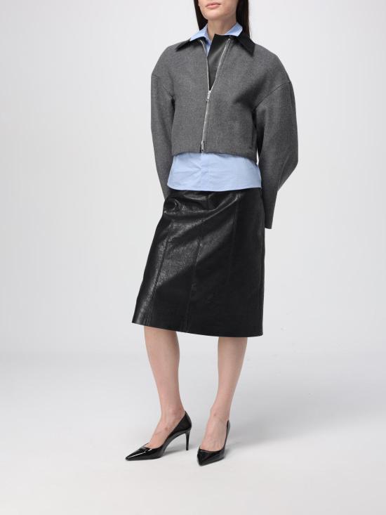 25FW 스포트막스 자켓 2522086022600 001 Charcoal - SPORTMAX