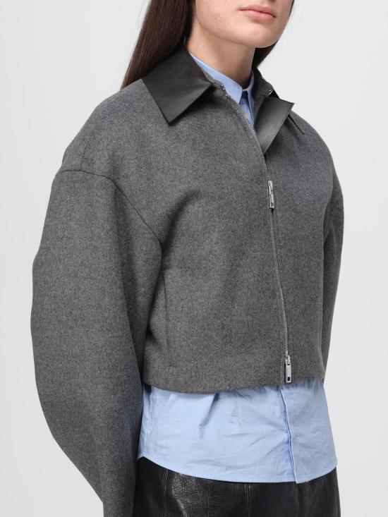 25FW 스포트막스 자켓 2522086022600 001 Charcoal - SPORTMAX