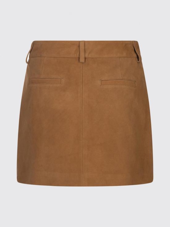 25FW 쥬세페 디 모라비토 숏 스커트 05FWSK129P05366 23 Brown - GIUSEPPE DI MORABITO