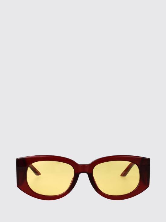 25FW 카사블랑카 선글라스 EW 018 01 WINE GOLD Red - CASABLANCA