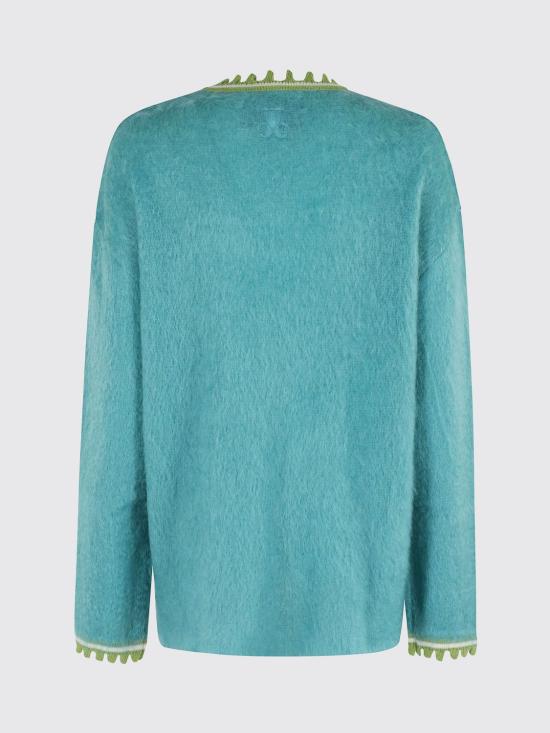 25FW 라 더블제이 스웨터 PUL0165KNI170SOLID BU08 Acid Green - LA DOUBLEJ