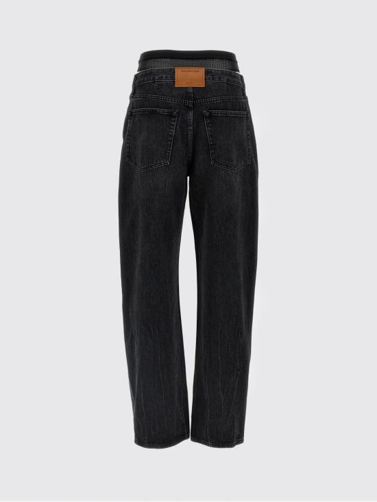 25FW 데님 X 알렉산더 왕 데님 팬츠 4DC4244475 015 Black - DENIM X ALEXANDER WANG