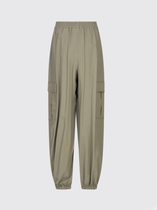 25FW 막스마라 스트레이트 팬츠 2521136101600 004 Green - MAX MARA