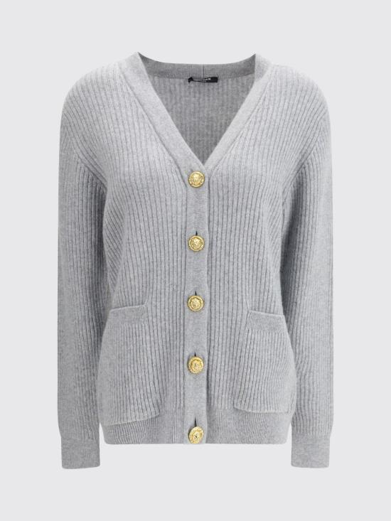 25FW 발망 가디건 FF0KO003KJ17 9UB Grey